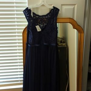 David's Bridal Size 20 (Style F19328) Marine
